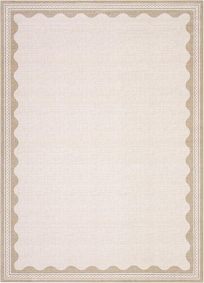 GarveeHome Scalloped Washable Rugs 5x7 Rug - Image 4