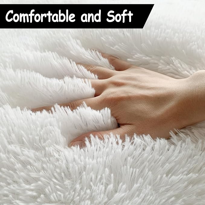2x10 Feet White Soft Runner Rug - Image 5