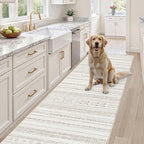 cotiled Hallway 2.6x8 Runner Rugs: Washable Boho Rugs - Image 4