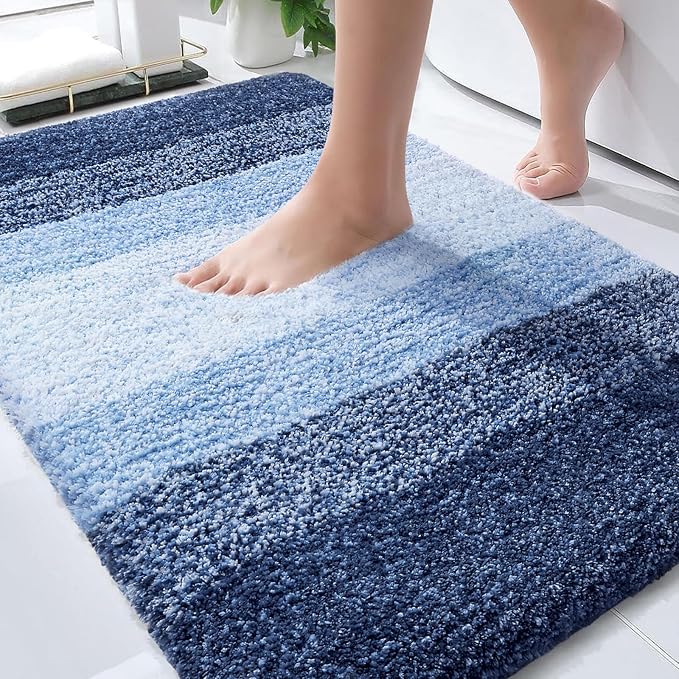 OLANLY Bathroom Rug Mat 36x24, Extra Soft and Absorbent Microfiber Bath Rugs by OLANLY
