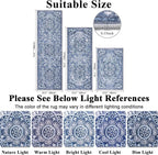Ileading Boho Kitchen Rugs Sets 3 Piece - Image 2