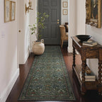 GENIMO Floral Washable Runner Rug 2’6”x12’, Non-Slip Long Hallway Carpet - Image 3