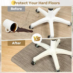 BesWin Office Chair Mat for Hard Floors, Heavy Duty Desk Floor Mat for Hardwood - Image 2