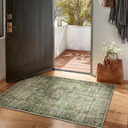 Machine Washable Throw Rugs for Entryway: Door Mat Indoor Entrance 2x3 Small - Image 2