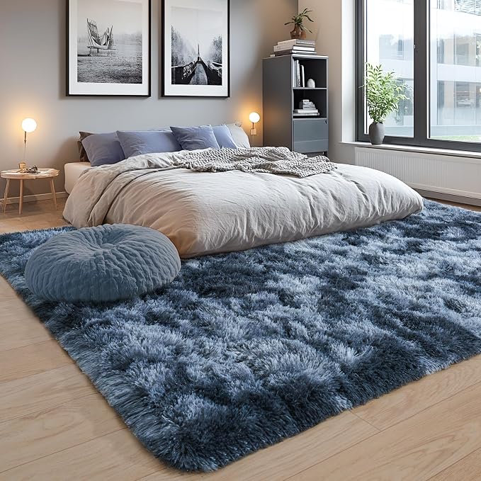 Area Rugs 9x12 for Living Room, Ultra Soft Fluffy Rugs for Bedroom, Non-Slip - Image 7