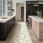 Machine Washable Kitchen Runner Rugs: 2'x10' Hallway Runner Non Slip Low Pile by palohom