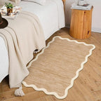GarveeHome Scalloped Washable Rug, 2x3 Kitchen Rugs by GarveeHome