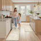 Washable Kitchen Rugs Sets of 3 Piece, Hallway Runner Rug Non-Slip - Image 5