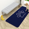 OLANLY Dog Door Mat for Muddy Paws 54x24, Paw Print Design, Absorbs Moisture by OLANLY