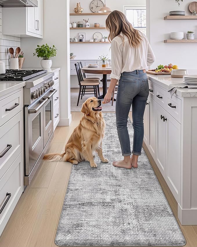 DEXI Kitchen Mats Cushioned Anti Fatigue, 23x107 Floor Padded Runner Rug Non - Image 3