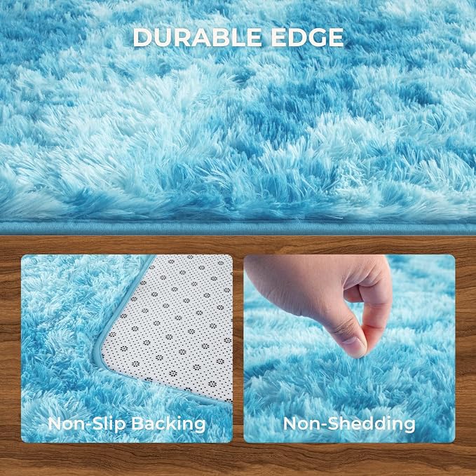 Litanika 6x9 Fluffy Shag Faux Fur Area Rug - Image 6