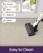 DEXI Ultra Thin Door Mat Indoor Entrance 17x30, Non Slip Rubber Backed Entryway - Image 7