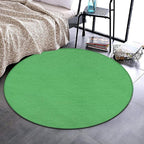 Machine Washable Modern Round Area Rug, Room Sofa Yoga Soft Round Carpet - Image 2