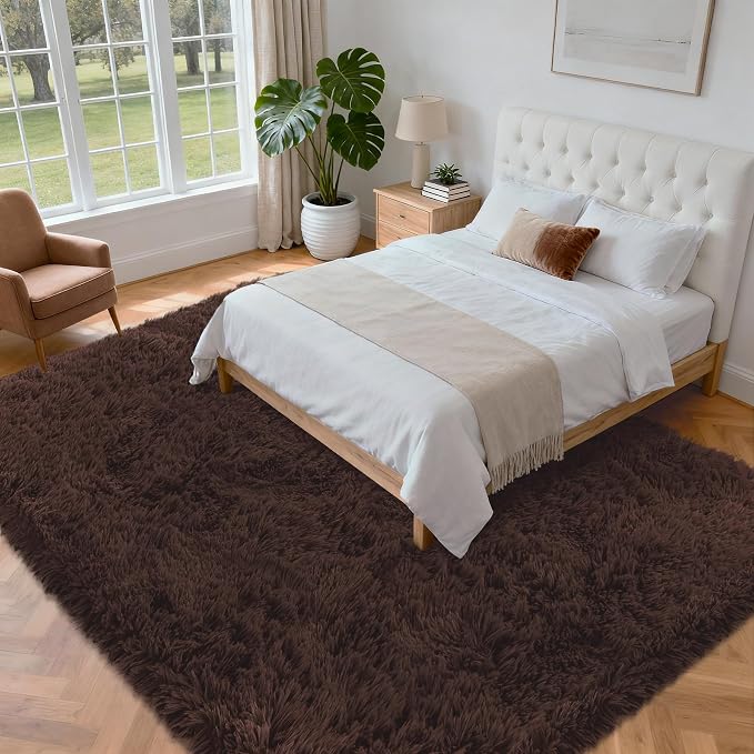 6x9 Area Rug for Living Room: Ultra Soft Fluffy Rug Modern Large Thicked Shag - Image 2