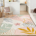 Lahome Washable Pink Area Rug 9x12 by Lahome