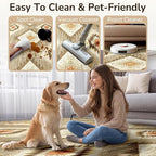 BESTSWEETIE Area Rug 6x8 Rug Machine Washable Non-Slip Low Pile Print Pattern - Image 4
