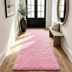 Shag Runner Rug for Bedroom Living Room 2x6 Upgrade Non-Slip Fluffy Soft - Image 6