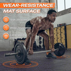 SUPERJARE 0.56'' Thick 6 Pcs 24 Sq Ft Rubber Top Exercise Equipment Mats - Image 6
