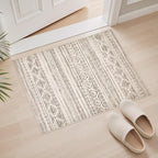 cotiled Washable 2x3 Entryway Rug: Washable Boho Rugs - Image 4