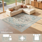 Tortania Area Rug Living Room Rugs - Image 9