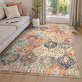 Lahome Moroccan Trellis Washable Area Rugs 5x7, 5x7 Area Rugs by Lahome