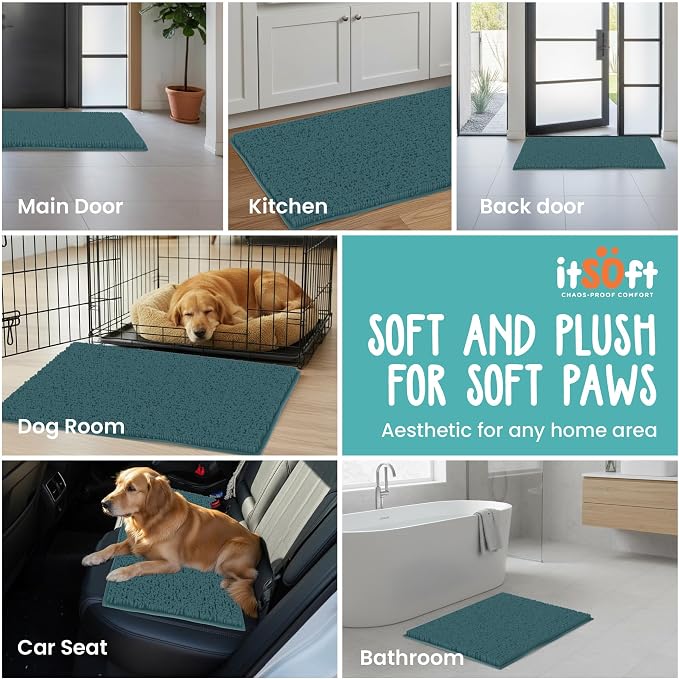 Dog Rugs for Muddy Paws 59x21 | Cleaner Mud Free Floors | Muddy Dogs Mats for - Image 6