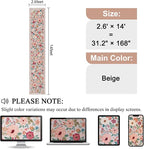 DUKINO 2.6x14 Kitchen Runner Rug, Lightweight Floral Washable Rug - Image 2