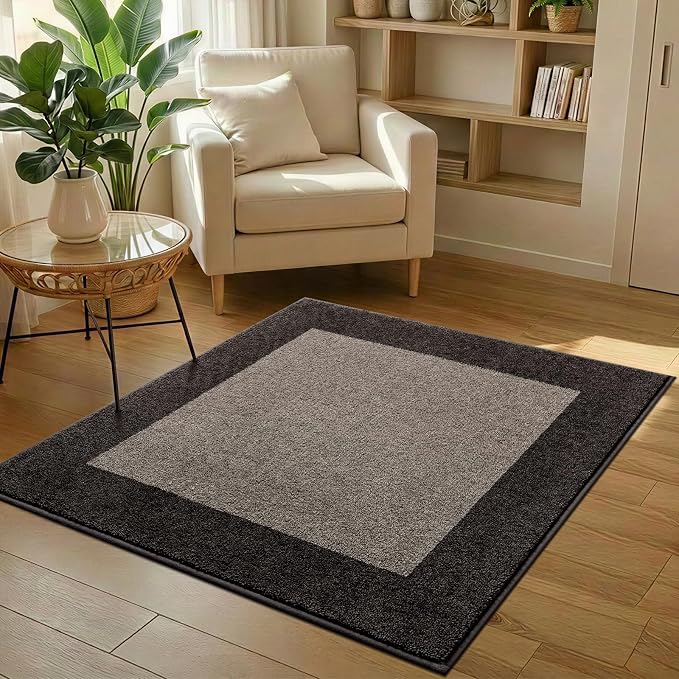 Washable Area Rug 48" x 48", Non Slip Kitchen Rug by Unknown