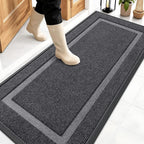 OLANLY Front Door Mat Indoor Outdoor Entrance, Waterproof All-Season, by OLANLY