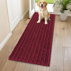 Smiry Dog Door Mat for Muddy Paws 59x24, Absorbent Dirt Trapper, Non-Slip by Smiry
