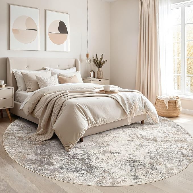 UERMEI 8ft Round Area Rug Living Room Rugs - Image 3