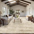 Latte&Fog 9x12 Area Rug for Living Room, Extra Large Vintage Beige Washable Rugs by LatteFog