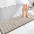 OLANLY Memory Foam Long Bathroom Rugs Runner 59x20, Super Soft Absorbent Bath by OLANLY