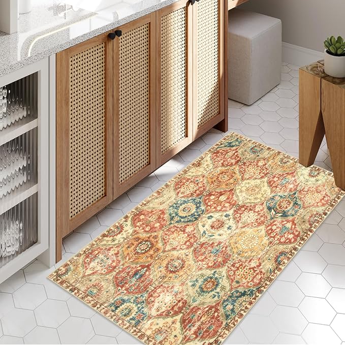 Lahome Kitchen Rugs Non Slip Washable Rugs by Lahome