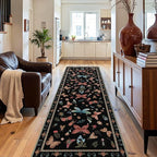 Rugxara 2x6 Floral Runner Rug, Washable Runners by Rugxara