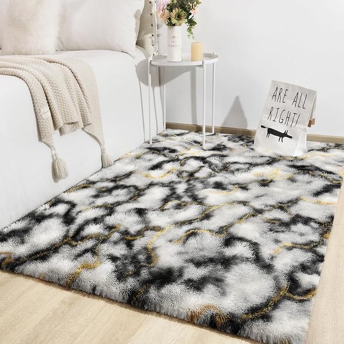 TWINNIS Super Soft Shaggy Rugs Fluffy Carpets, 6x9 Feet, Indoor Modern Plush - Image 7