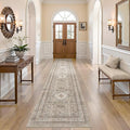 Vintage Hallway Runner Rug 2x10: Large Soft Washable Entryway by COTILED