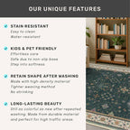 Dark Green Oushak 3x6 Kitchen Rug - Image 8