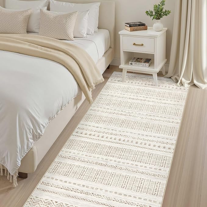 cotiled Washable 3x8 Runner Rugs: Washable Boho Rugs - Image 4