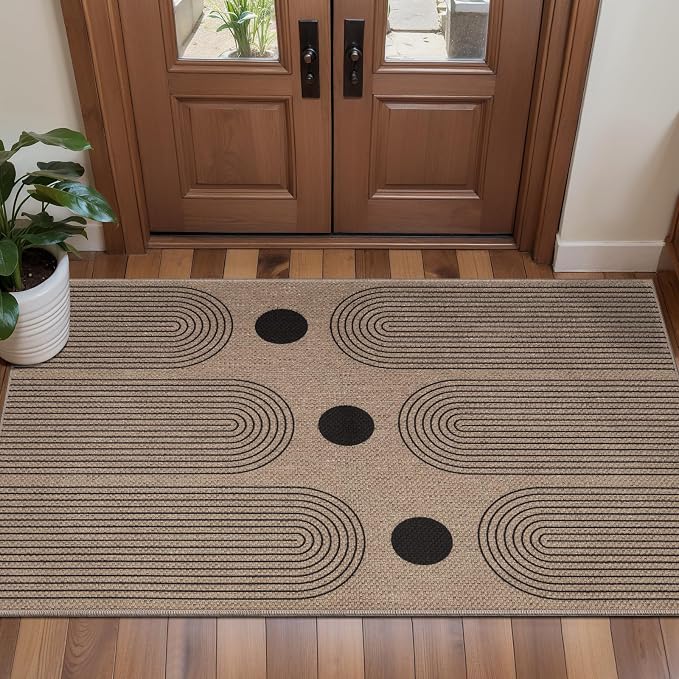 Tangsoo Rainbow Easy Jute Rug 2x4 Small Rugs by Tangsoo