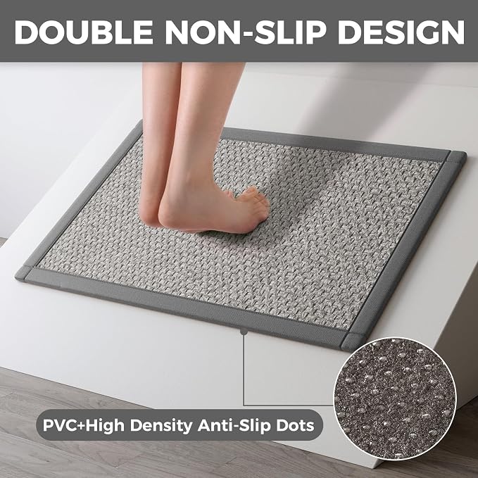 YDKGL Kitchen Runner Rugs Non Slip Washable Anti Fatigue, Super Absorbent 0.4" - Image 4