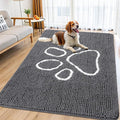 Smiry Dog Door Mat for Muddy Paws, Absorbent Dirt Trapper Non Slip Quick Dry by Smiry