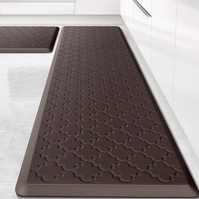 Kitchen Mat Cushioned Anti-Fatigue Floor Mat Water Resistant Non-Skid Kitchen by SoftDuo