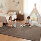 Pettop 5x7 Brown Area Rugs for Living Room Bedroom, Thickened Memory-Foam Throw - Image 6