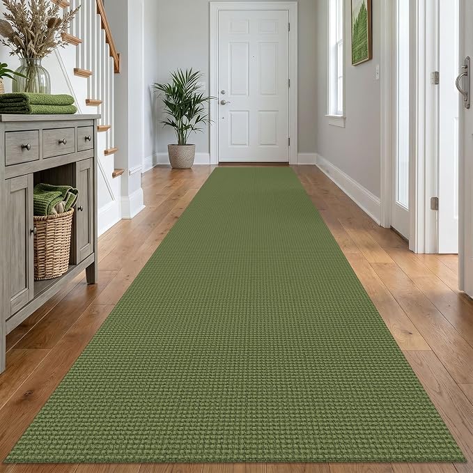 IOHOUZE Washable Exrea Long Hallway Runner Rug 3x14 Non Slip Rubber Backed by iOhouze