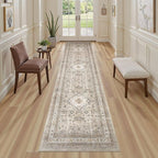 Vintage Hallway Runner Rug 2x6: Large Soft Washable Entryway - Image 4