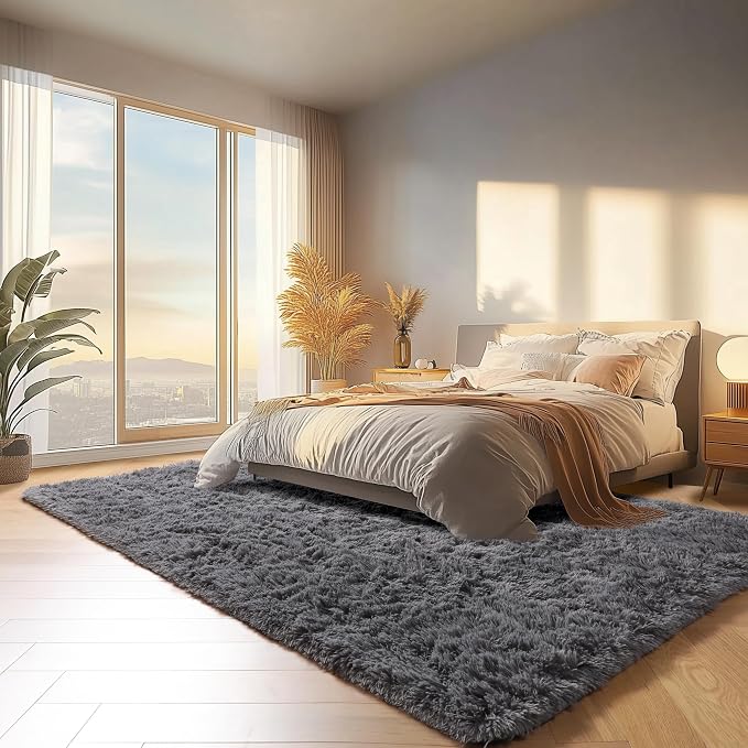 ONASAR Grey 6x9 Area Rugs for Living Room, Ultra Soft Plush Big Indoor Floor - Image 4
