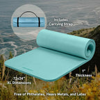 Retrospec Solana Yoga Mat 1" Thick w/Nylon Strap - Image 2