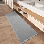 Upgraded Waffle Runner Rug, Super Absorbent Non Slip Bath Mats by AMOAMI
