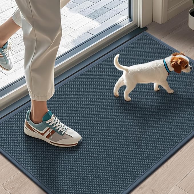 LEKEEPGO Door Mat 17"x29", Non Slip Door Mat Indoor Entrance, Rubber Backing by LEKEEPGO
